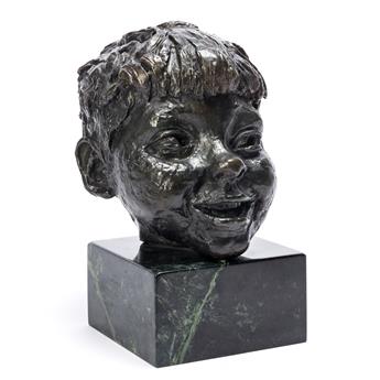 JACOB EPSTEIN Third Portrait of Jackie, Laughing (Ragamuffin).